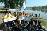 В филиале «Салаватгаз» состоялась экологическая  акция по очистке берега реки Агидель