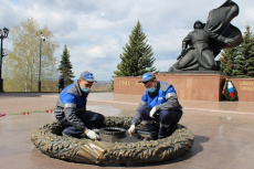Специалисты «Газпром газораспределение Уфа»  подготовили мемориалы с Вечными огнями ко Дню Победы